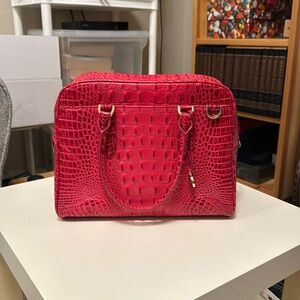 🌟Brahmin Red/Pink Marissa Satchel w/ Strap🌟